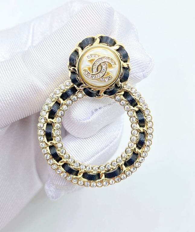 CHANEL HOOP EARRINGS