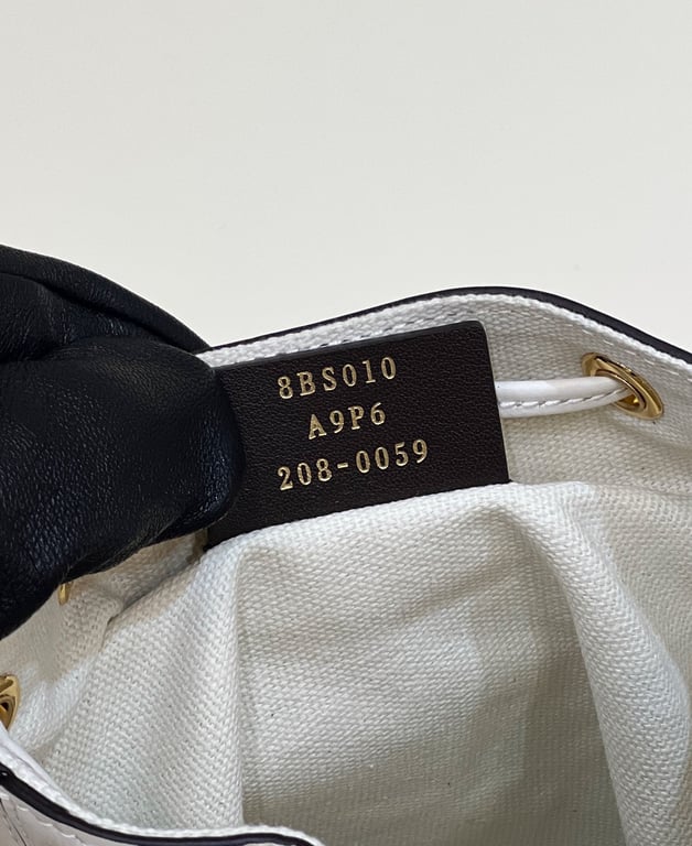 FENDI MON TRESOR WHITE CANVAS MINI BAG 18CM 8BS010AKKWF0K7E