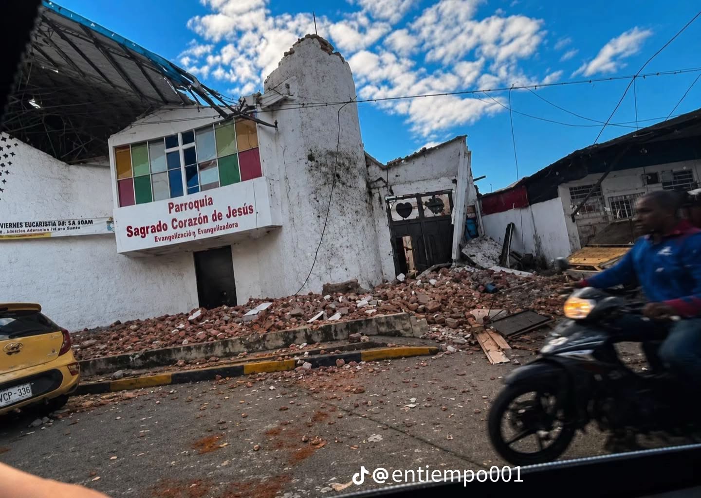 Daños del sismo en Buenaventura