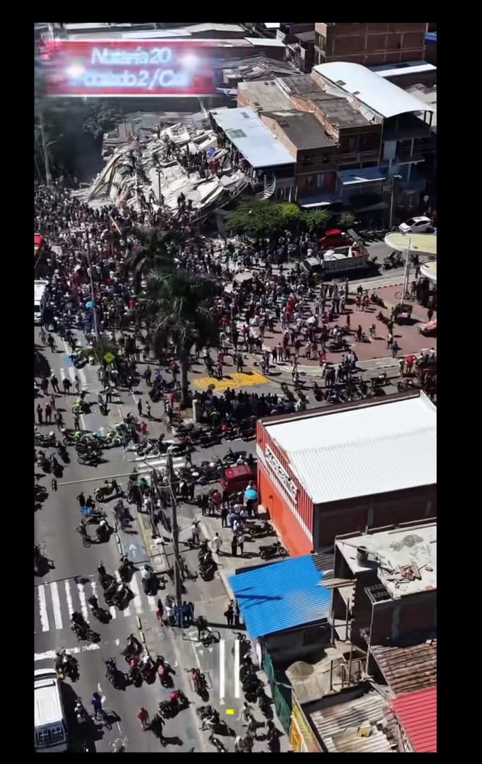 Daños del sismo en Cali