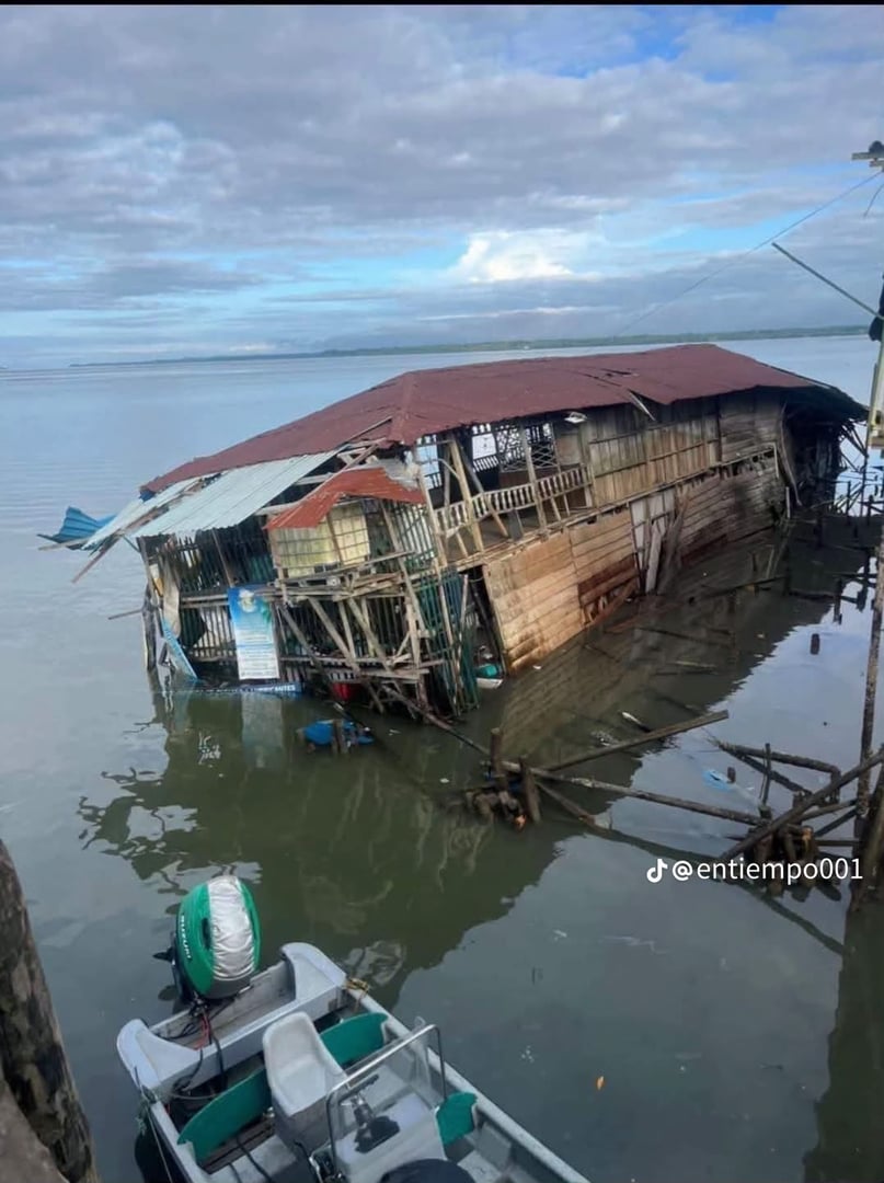 Daños del sismo en Buenaventura