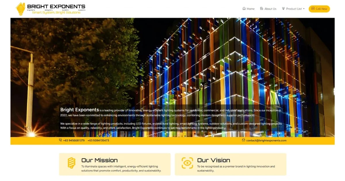 Bright Exponents project preview
