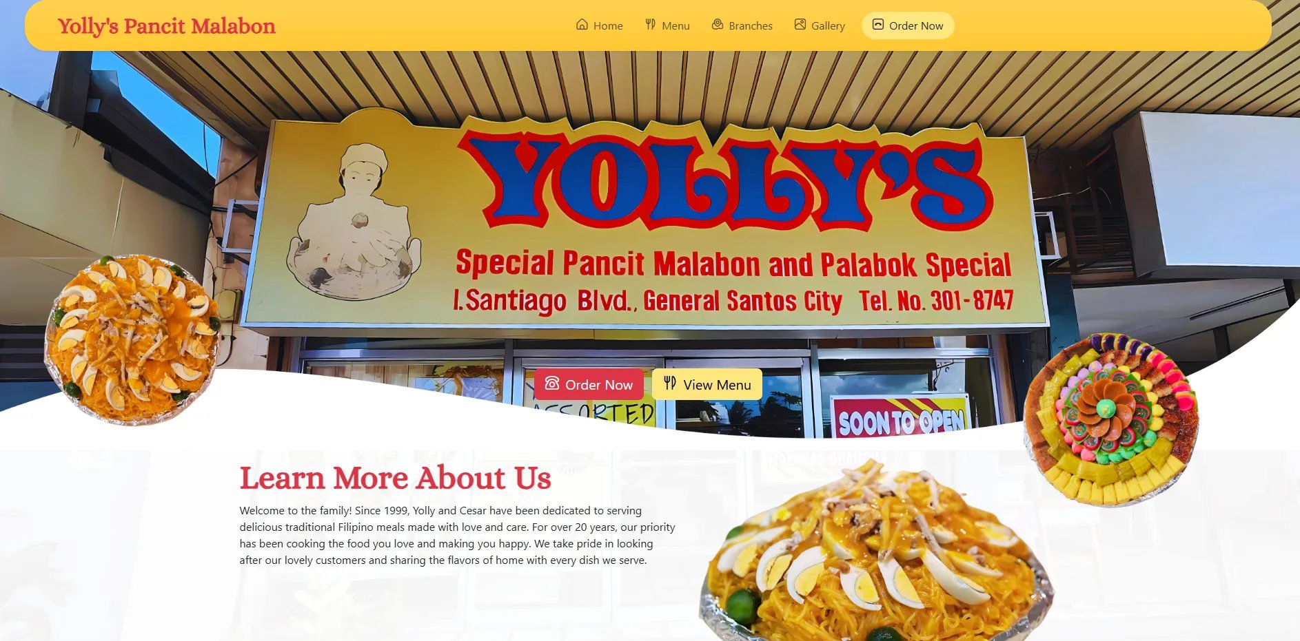 Yolly's Pancit Malabon project preview