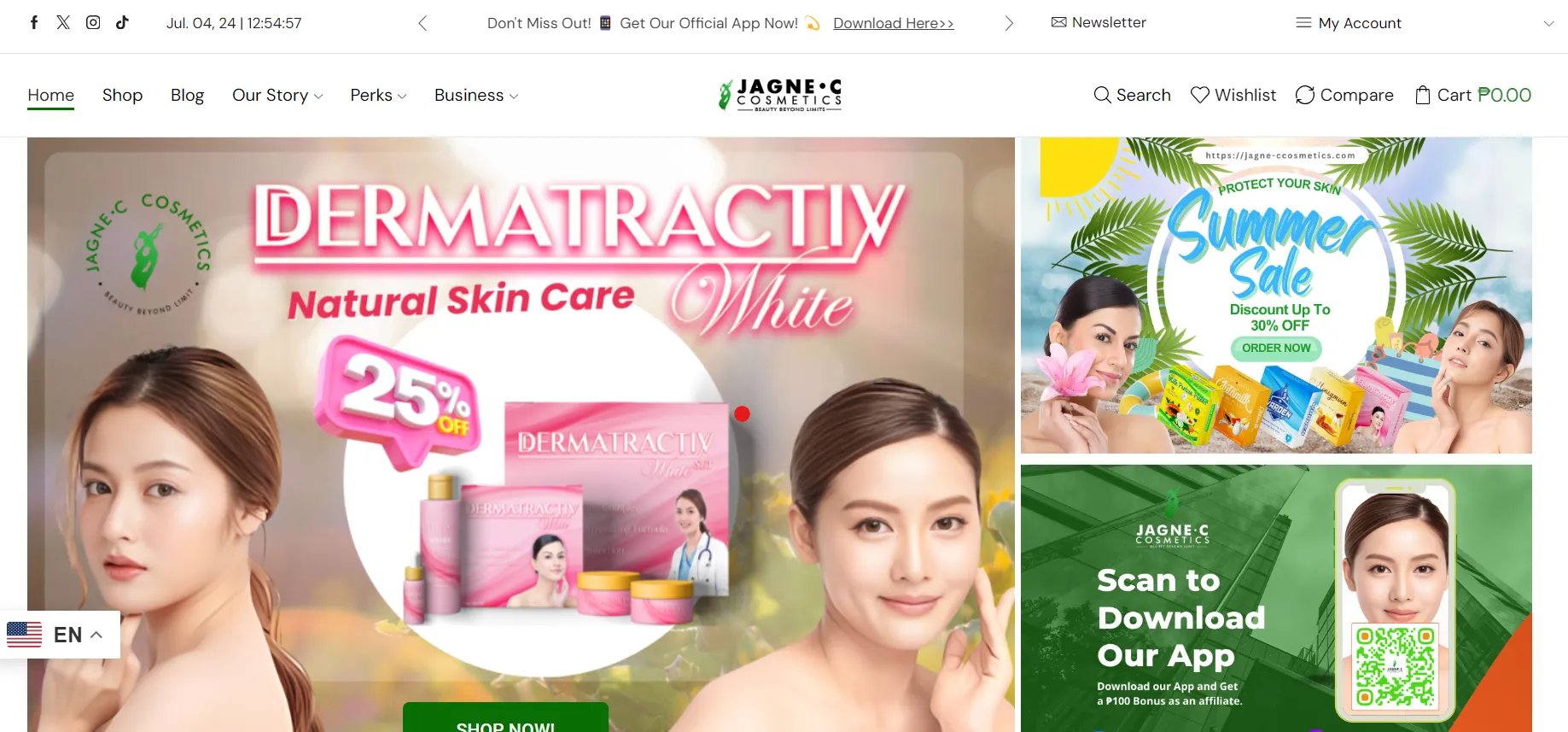 Jagne-C Cosmetics project preview