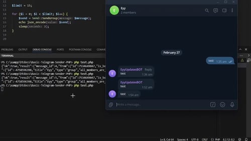 Basic-Telegram-Sender-PHP