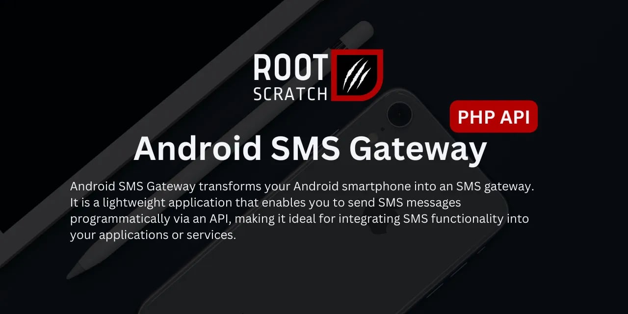 Android SMS Gateway API project preview
