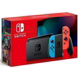 Nintendo Switch with Neon Red and Blue Joy-Con - Updated Version cover