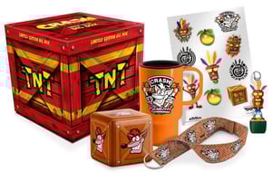 Couverture de EXG Limited Big Box: Crash Bandicoot - TNT Mug, Lanyard, Key Cover, Stickers and Stress Ball