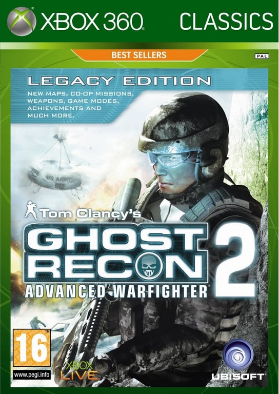 Xbox 360 Tom Clancy's Ghost Recon: Advanced Warfighter 2 Legacy Edition kaas