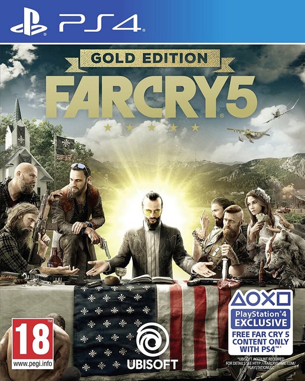 PS4 Far Cry 5 Gold Edition incl. Season Pass and Far Cry 3 cover
