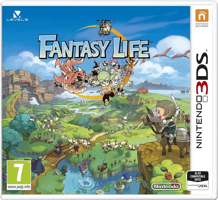 3DS Fantasy Life обложки