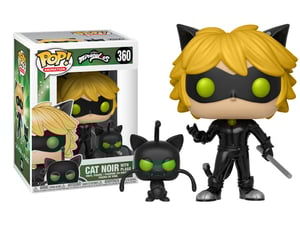 POP! Animation: Miraculous - Cat Noire with Plagg Vinyl Figure cover