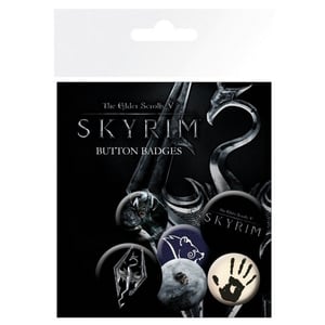 Badges 6-Pack: Elder Scrolls V: Skyrim, 2x32mm x 4x25mm cover