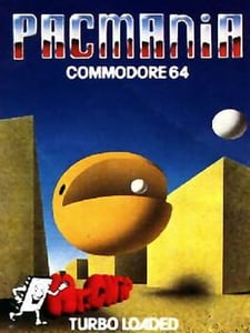 Commodore C64 Pacmania cover
