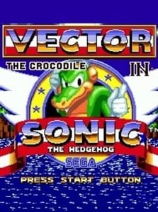 Sega Genesis/Mega Drive Vector the Crocodile in Sonic the Hedgehog обложки