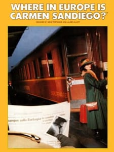 Commodore C64 Where in Europe is Carmen Sandiego? cover