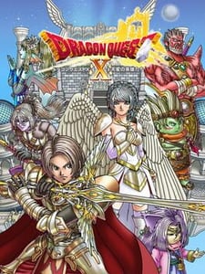 Nintendo Wii U Dragon Quest X: Tensei no Eiyuu-tachi Online omslag