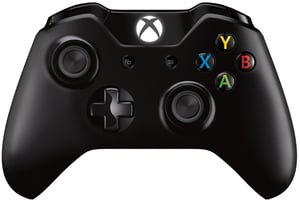 Xbox One Wireless Controller - Black without Headset Jack cover