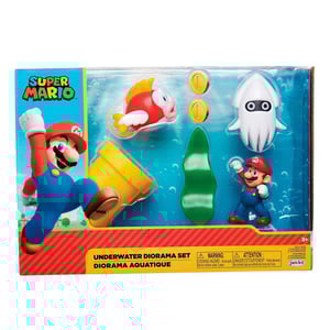 Super Mario - Underwater Diorama Set, 6 cm cover