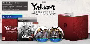 PS4 The Yakuza Remastered Collection Day One Edition cover