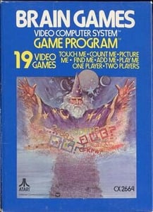 Atari 2600 Brain Games cover