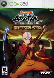 Xbox 360 Avatar: The Last Airbender - The Burning Earth cover