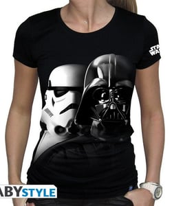 Couverture de T-Shirt Star Wars - Darth Vader and Stromtrooper, Black Size M Female