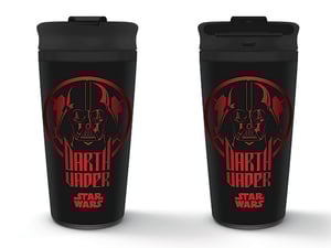 Star Wars - Darth Vader Red Logo Metal Tavel Mug, 450ml cover