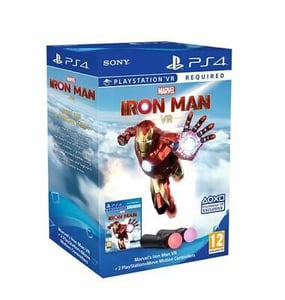 PlayStation Move Motion Controller V2 Twin Pack incl. Marvel's Iron Man VR cover