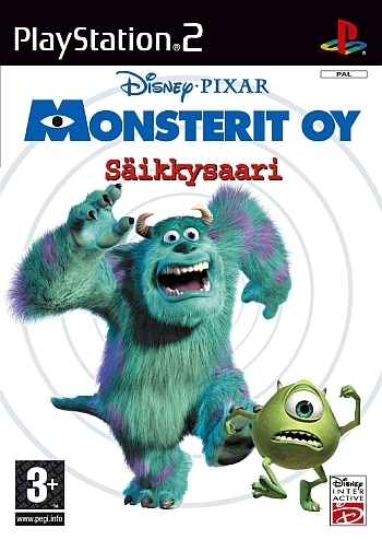 PS2 Monsters Inc. Scare Island kansikuva
