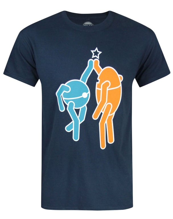 T-Shirt Portal 2 - Hi Five, Navy Blue Size L cover