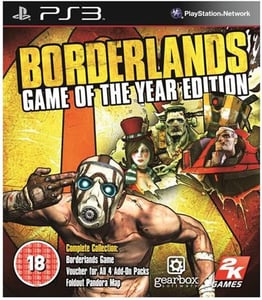 PS3 Borderlands Game of the Year Edition kaas