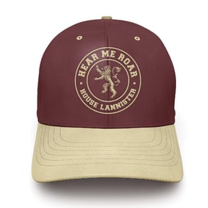 Couverture de Baseball Cap: Game of Thrones - Lannister, Burgundy/Biege
