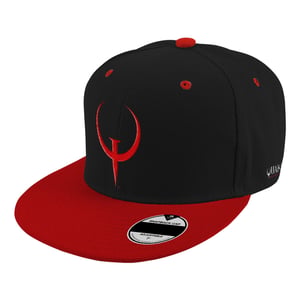 Snapback Cap: Quake - Logo, Black/Red cover