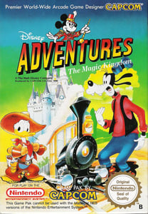 NES Adventures in the Magic Kingdom обложки
