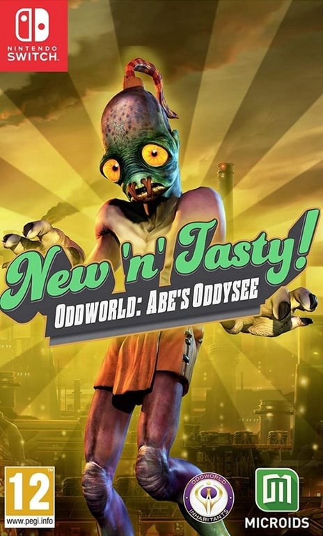 SWITCH Oddworld: Abe's Oddysee New 'N' Tasty! kansikuva