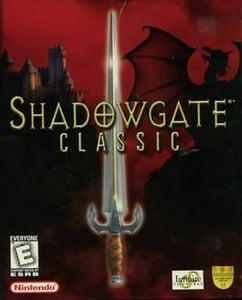 Nintendo Game Boy Color Shadowgate Classic omslag