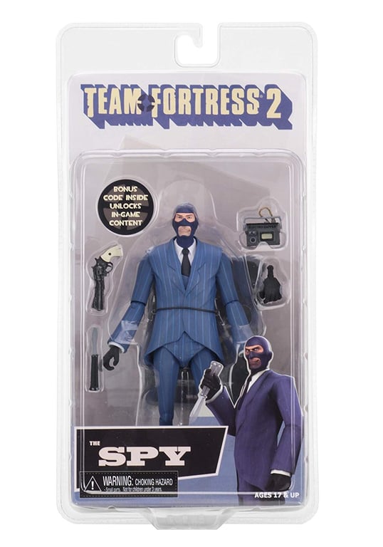Team Fortress 2 spy フィギュア チーム フォートレス Team Fortress 2 - The Spy Action Figure, 17cm - 634482450765 - Geedie