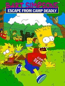Nintendo Game Boy Bart Simpson's Escape from Camp Deadly kansikuva