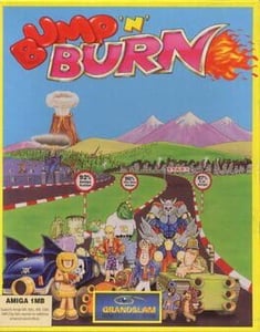 Commodore Amiga CD32 Bump 'N' Burn kaas