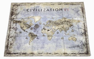Sid Meier's Civilization VI - Cloth Map, 48cm x 36cm cover