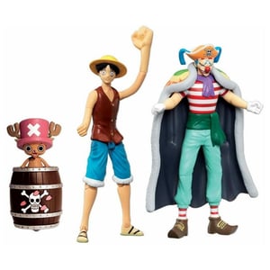 One Piece - Monkey D. Luffy, Chopper and Buggy Action Figures 3-Pack cover
