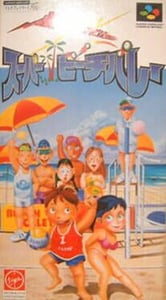 Super Famicom Inazuma Serve Da!! Super Beach Volley omslag