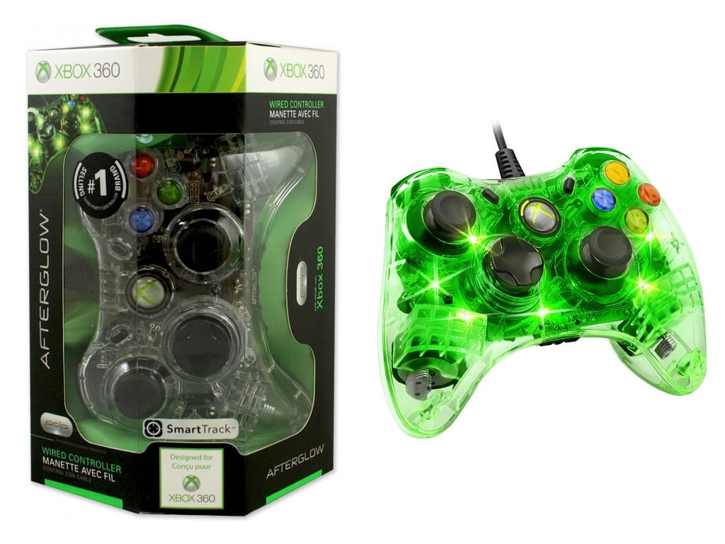 PDP Afterglow Wired Controller - Green (Xbox 360) - 708056537074