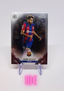 Lamine Yamal, FC Barcelona RC 2023-24 Topps Chrome UEFA Club Competitions cover