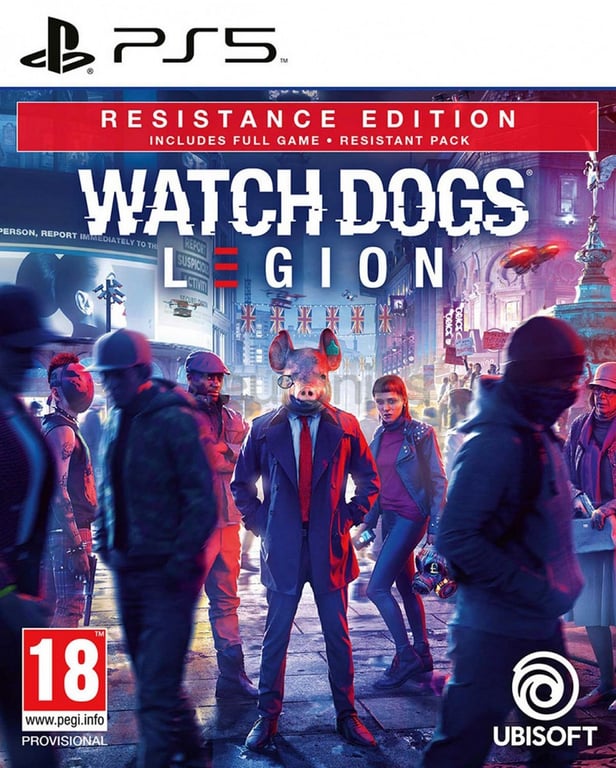 PS5 Watch Dogs: Legion Resistance Edition kansikuva