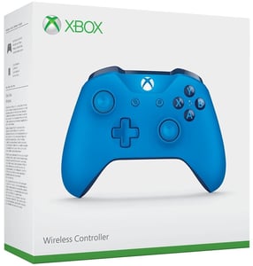 Xbox One S Wireless Controller - Blue Vortex cover