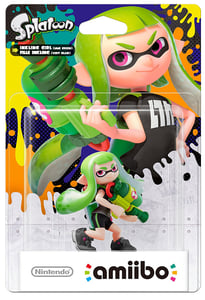 Amiibo Splatoon - Inkling Girl Lime Green cover
