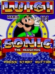 Sega Genesis/Mega Drive Luigi in Sonic the Hedgehog обложки