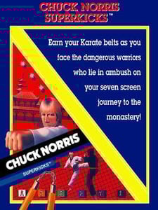 Atari 2600 Chuck Norris Superkicks omslag